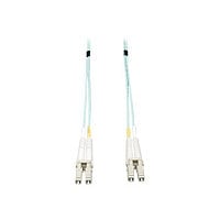 Tripp Lite 30M 10Gb Duplex Multimode 50/125 OM3 Fiber Cable LC/LC Aqua 100'