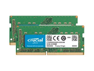 Crucial - DDR4 - kit - 16 GB: 2 x 8 GB - SO-DIMM 260-pin