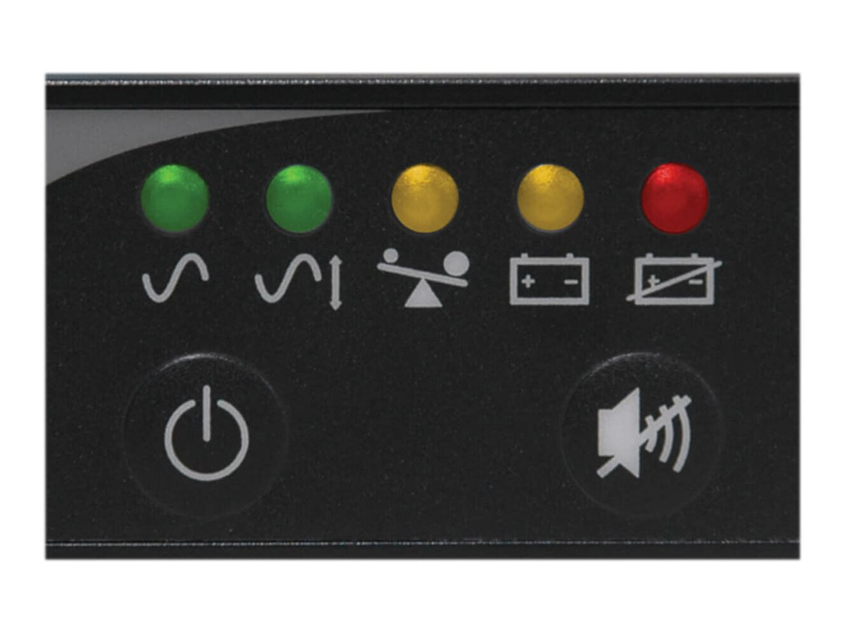 Thumbnail 6 of 7 for Eaton Tripp Lite Series SmartPro SmartPro 120V 500VA 300W Line-Interactive UPS, 1U, WEBCARDLX, USB, DB9, 6 Outlets - UPS