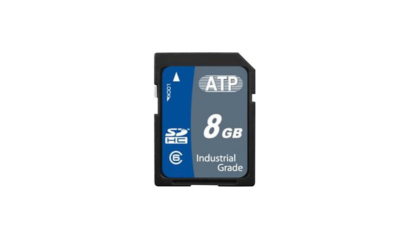 ATP Industrial Grade - flash memory card - 8 GB - SDHC