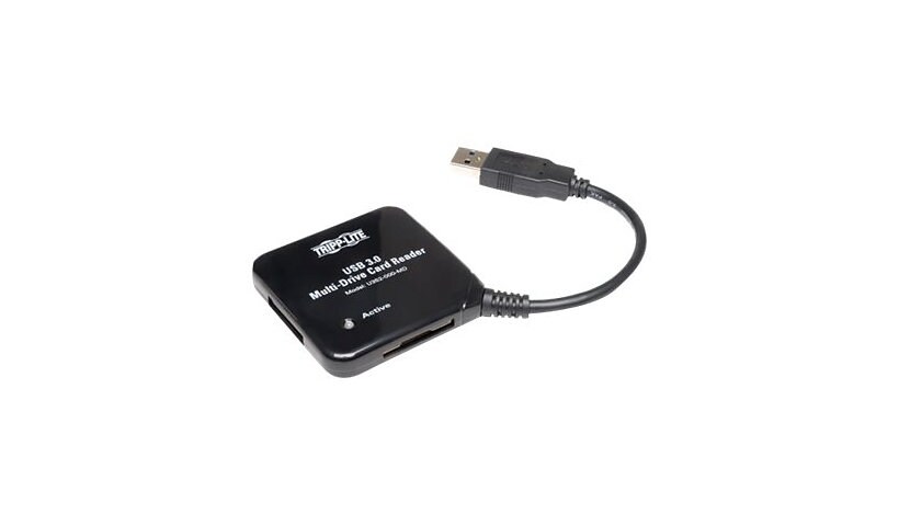 Tripp Lite USB 3.0 SuperSpeed Multi Drive Smart Card Flash Reader / Writer