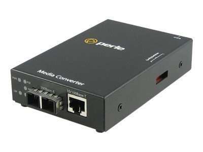 Perle S-110PP-S2SC20 - fiber media converter - 10Mb LAN, 100Mb LAN
