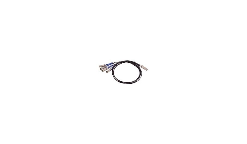 Mellanox LinkX Passive Copper Hybrid ETH - network cable - 2 m - black