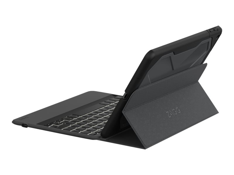 ZAGG Rugged Messenger - keyboard and folio case - black