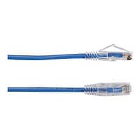 Black Box 4ft Slim-Net CAT6 Blue 28AWG 250Mhz UTP Snagless Patch Cable