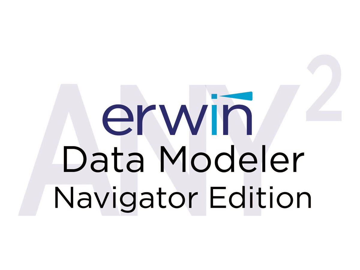 erwin Data Modeler Navigator Edition (v. 9.7) - license + 1 Year Enterprise