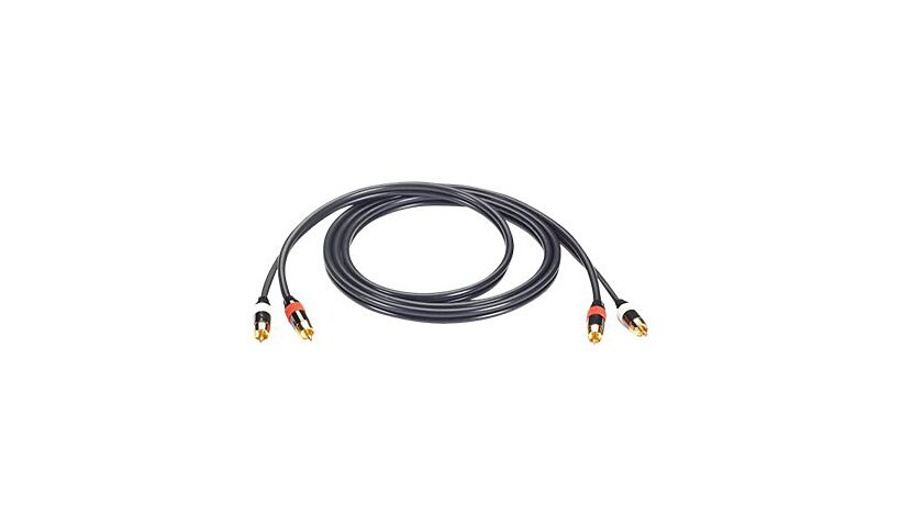 Black Box audio cable RCA x 2 to RCA x 2 - 3.2 ft