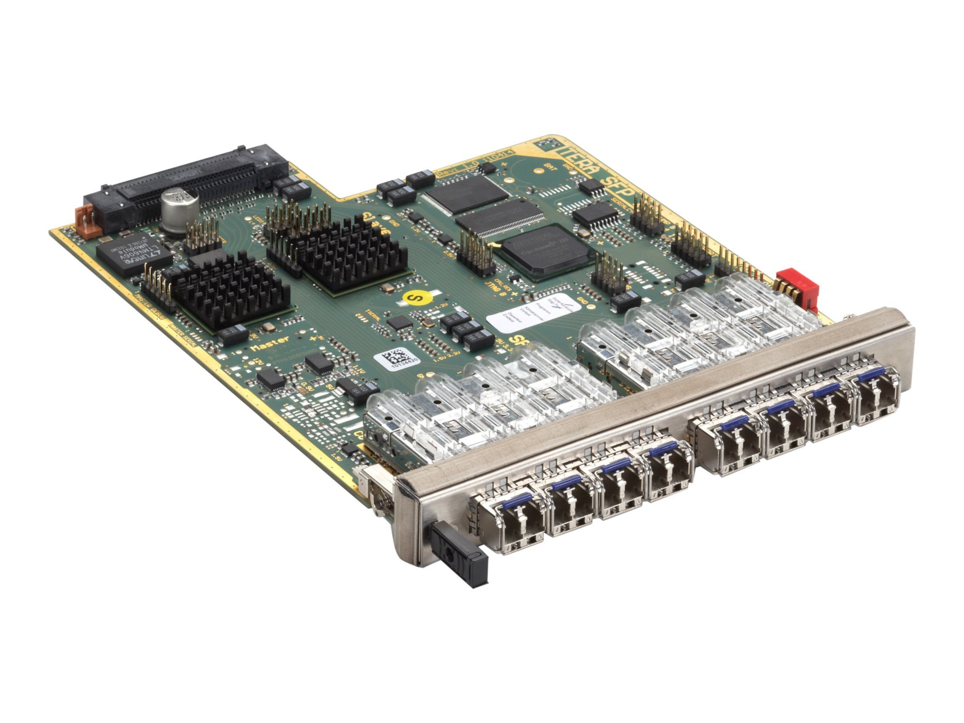 Black Box ServSwitch DKM FX Matrix KVM Switch SFP Single-Mode Fiber I/O Module - expansion module - SFP (mini-GBIC) x 8