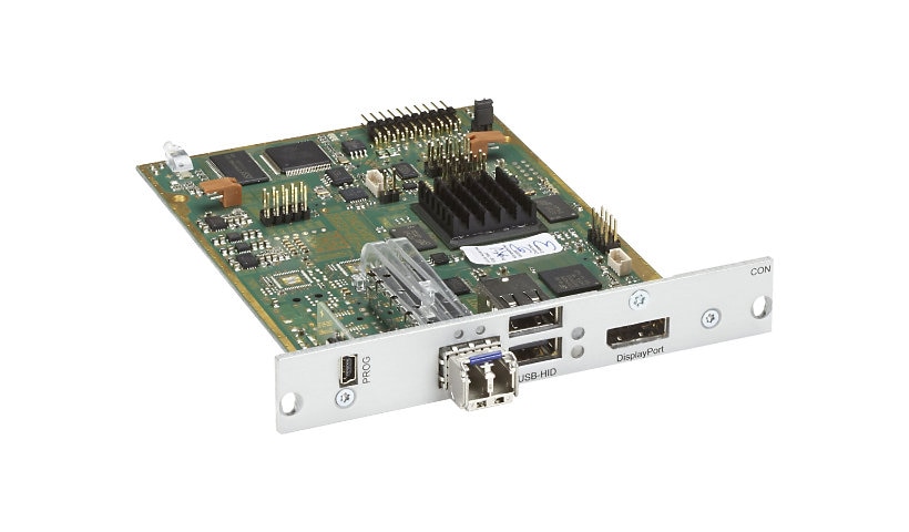 Black Box DKM FX HD Video and Peripheral Matrix Switch DisplayPort Receiver Interface Card High-Speed Fiber - KVM / USB