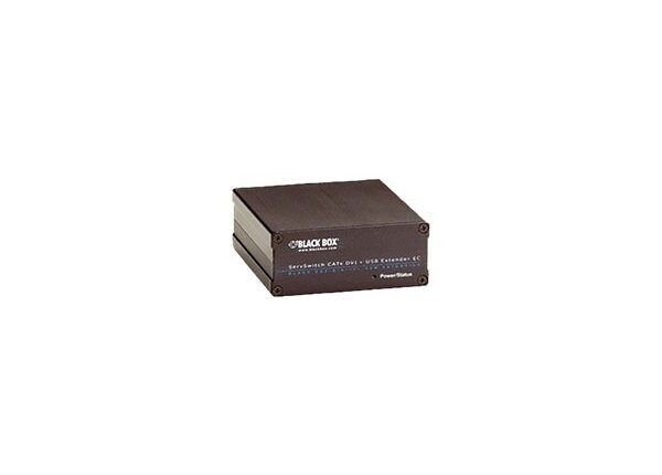Black Box ServSwitch Fiber DVI-D + USB Extender EC, Receiver - video/audio/USB extender