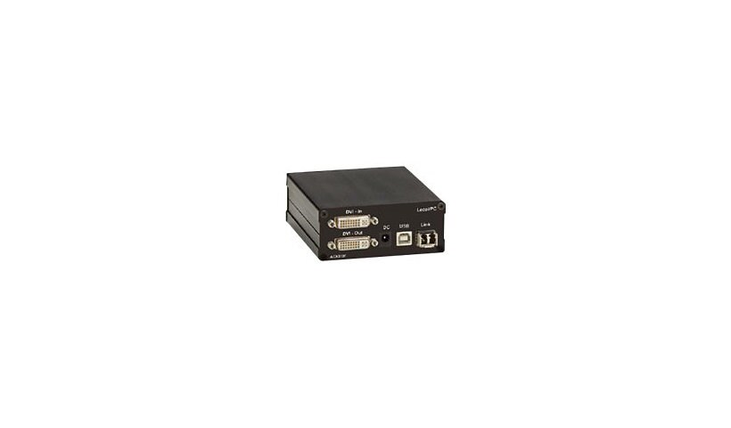 Black Box ServSwitch Fiber DVI-D + USB Extender EC, Transmitter - video/aud