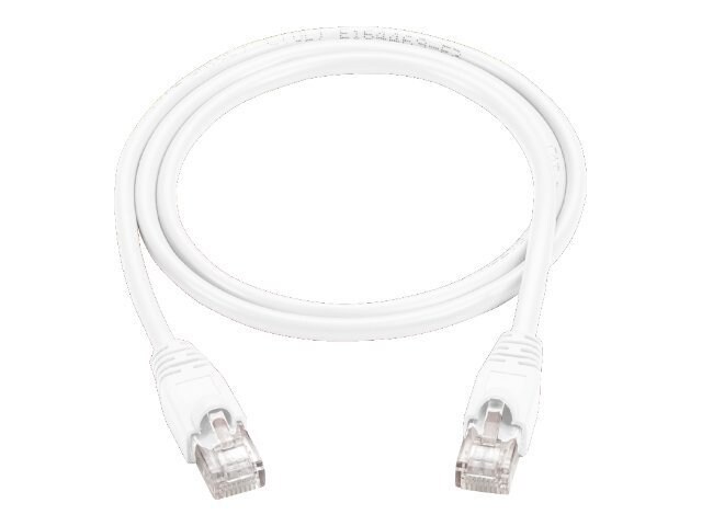 Black Box 3ft Cat5 Cat5e Ethernet Patch Cable White PVC Snagless 10-Pack