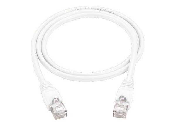 Black Box 3ft Cat5 Cat5e Ethernet Patch Cable White PVC Snagless 10-Pack
