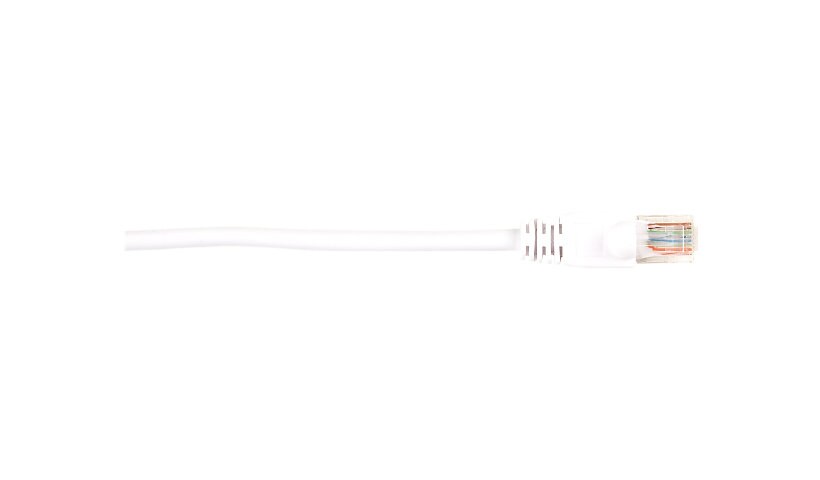 Black Box 3ft Cat5 Cat5e Ethernet Patch Cable White PVC Snagless 5-Pack, 3'