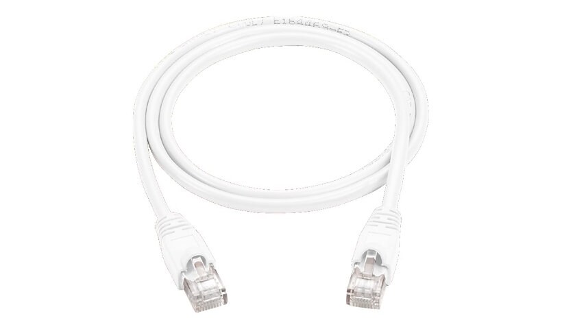 Black Box 7ft Cat5 Cat5e Ethernet Patch Cable White PVC Snagless 10-Pack