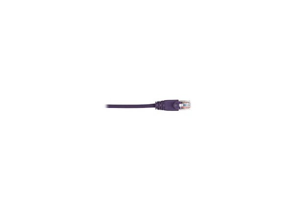 Black Box 20ft Cat5 Cat5e UTP Ethernet Patch Cable Purple PVC Snagless, 20'