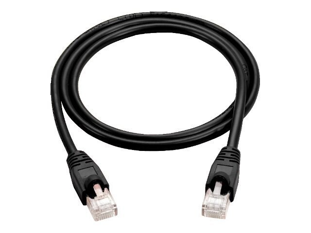 Black Box 2ft Cat6 UTP Ethernet Patch Cable Black PVC Snagless 2' 10-Pack