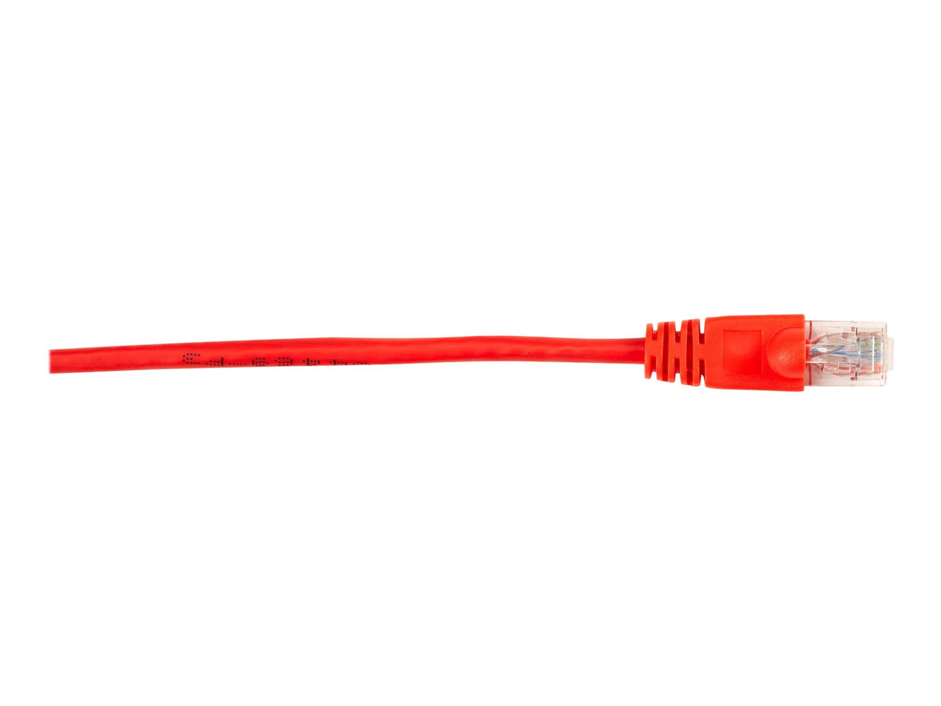 Black Box 3ft Cat6 UTP Ethernet Patch Cable Red PVC Snagless 3' 25-Pack