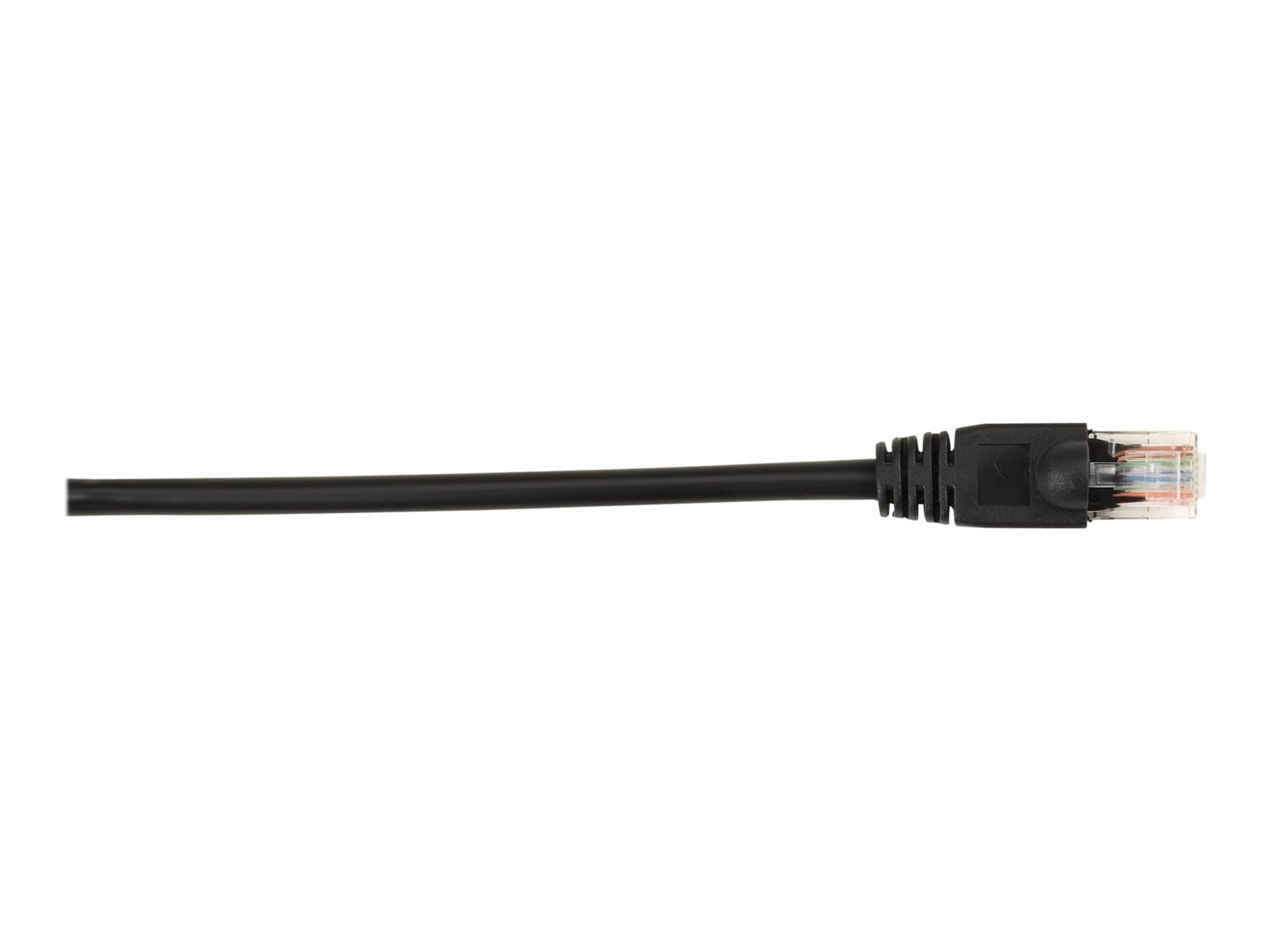 Black Box 7ft Cat6 UTP Ethernet Patch Cable Black PVC Snagless 7' 25-Pack