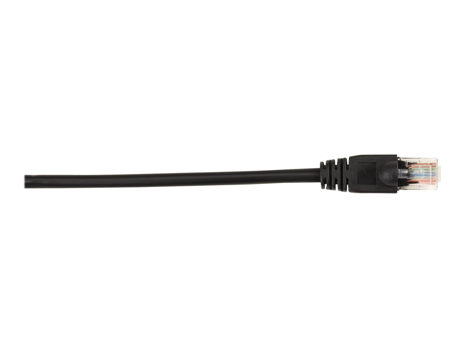 Black Box 10ft Cat6 UTP Ethernet Patch Cable Black PVC Snagless 10' 25-Pack