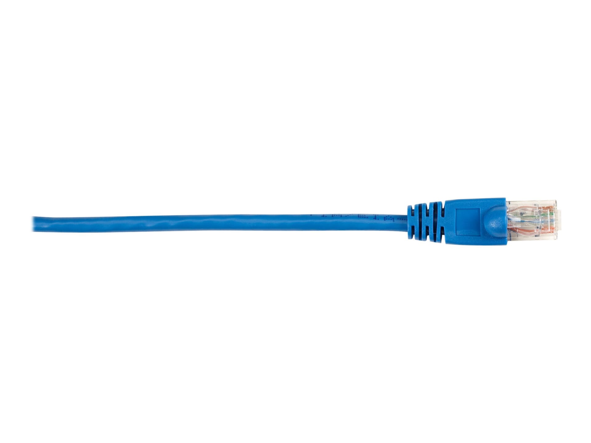 Black Box 25ft Cat6 UTP Ethernet Patch Cable Blue PVC Snagless 25' 25-Pack