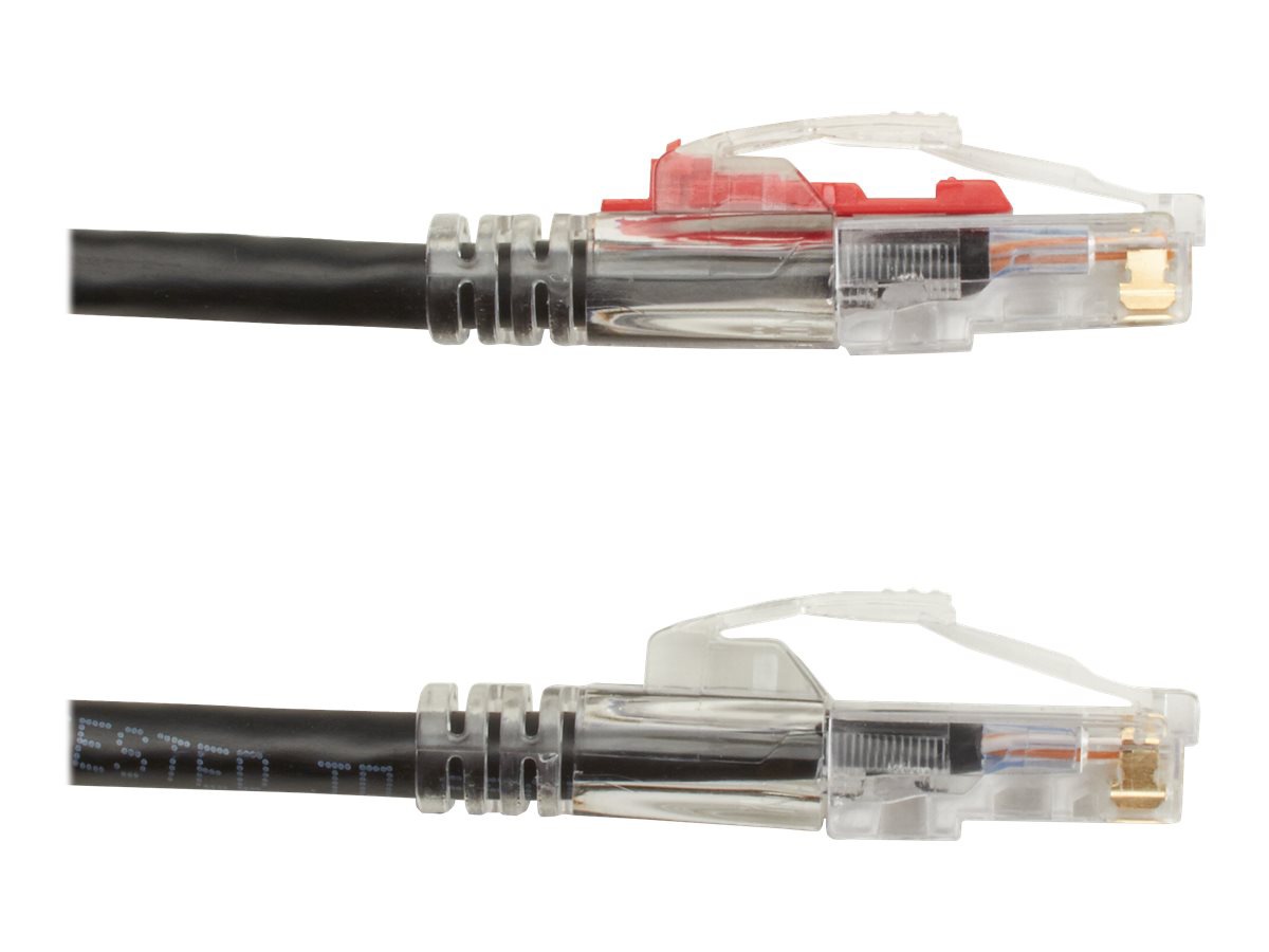 Black Box 2ft  Black Cat5 Cat5e 350Mhz UTP Patch Cable Optional Locking 2'