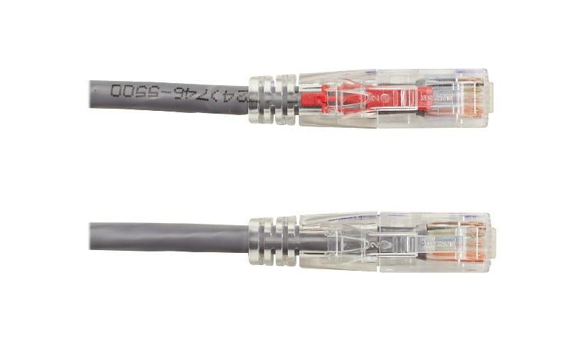 Black Box 1ft  Gray Cat5 Cat5e 350Mhz UTP Patch Cable Optional Locking 1'