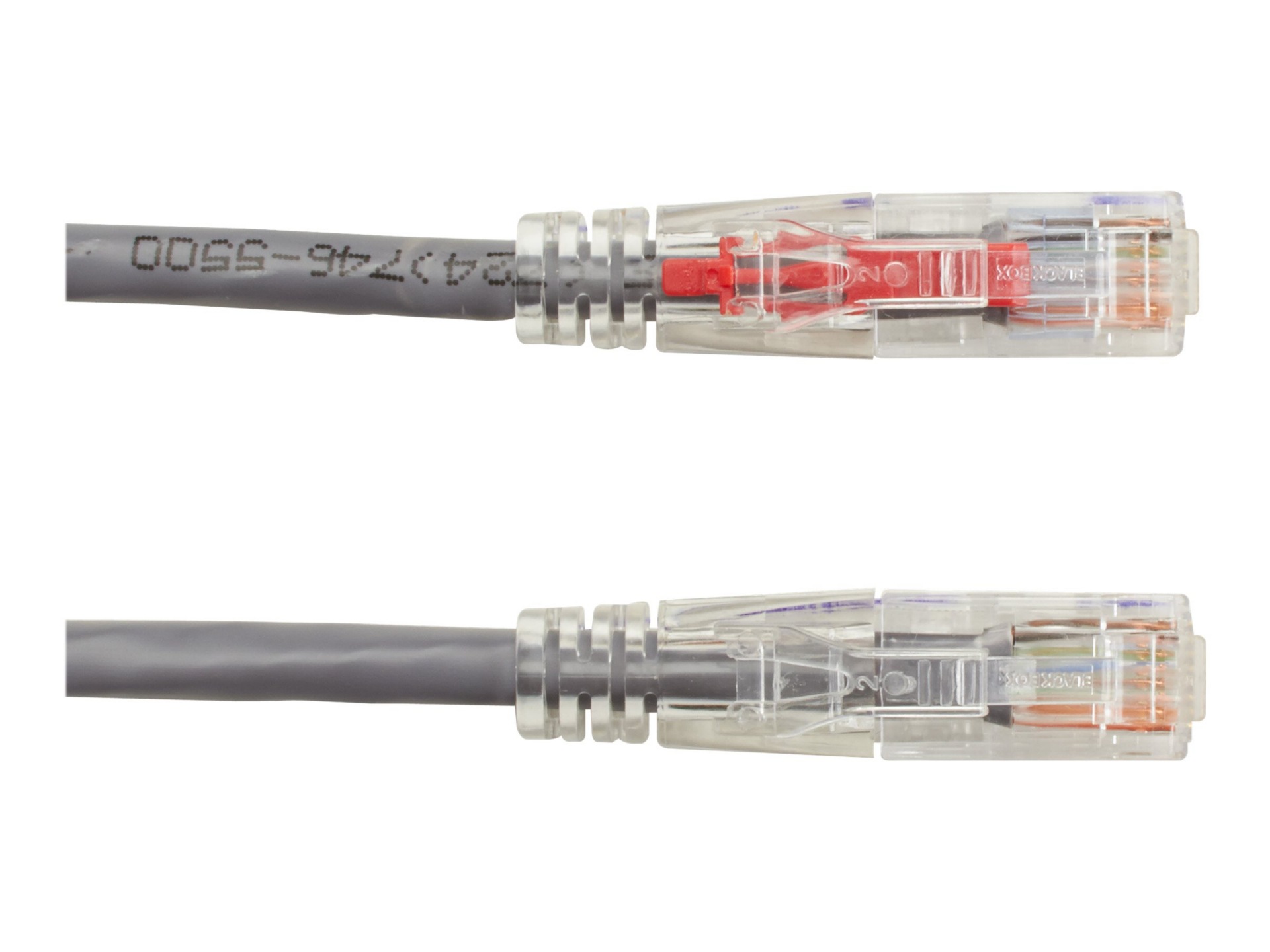 Black Box GigaTrue 3 patch cable - 4 ft - gray