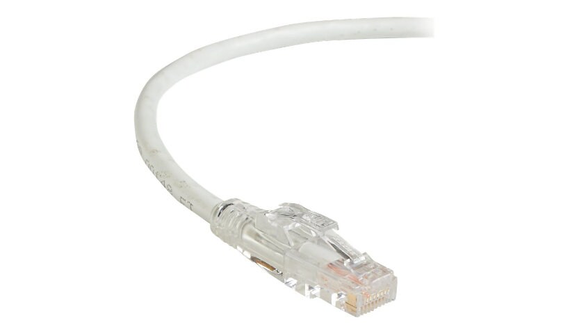 Black Box 1ft  White Cat5 Cat5e 350Mhz UTP Patch Cable Optional Locking 1'