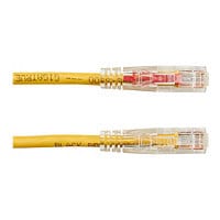 Black Box GigaBase 3 CAT5e 350-MHz Lockable Patch Cable (UTP) - Yellow - patch cable - 10 ft - yellow