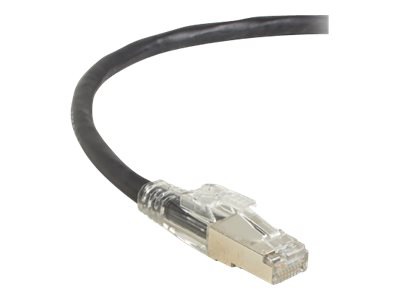 Black Box GigaBase 3 patch cable - 7 ft - black