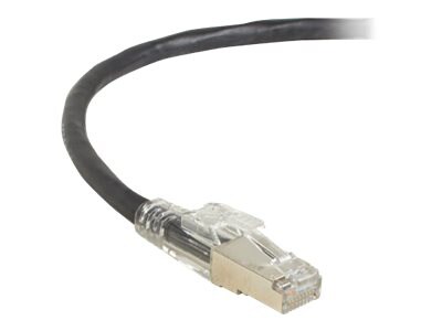 Black Box GigaBase 3 patch cable - 10 ft - black