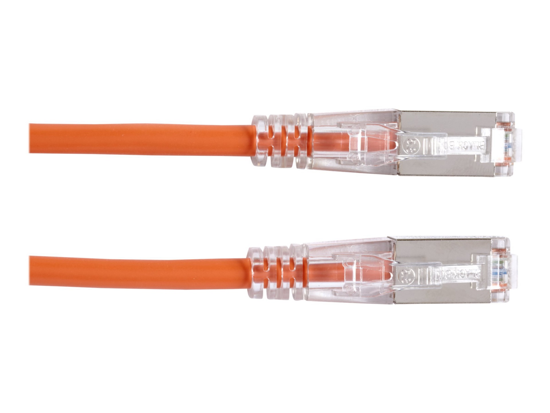 Black Box GigaBase 3 patch cable - 7 ft - orange