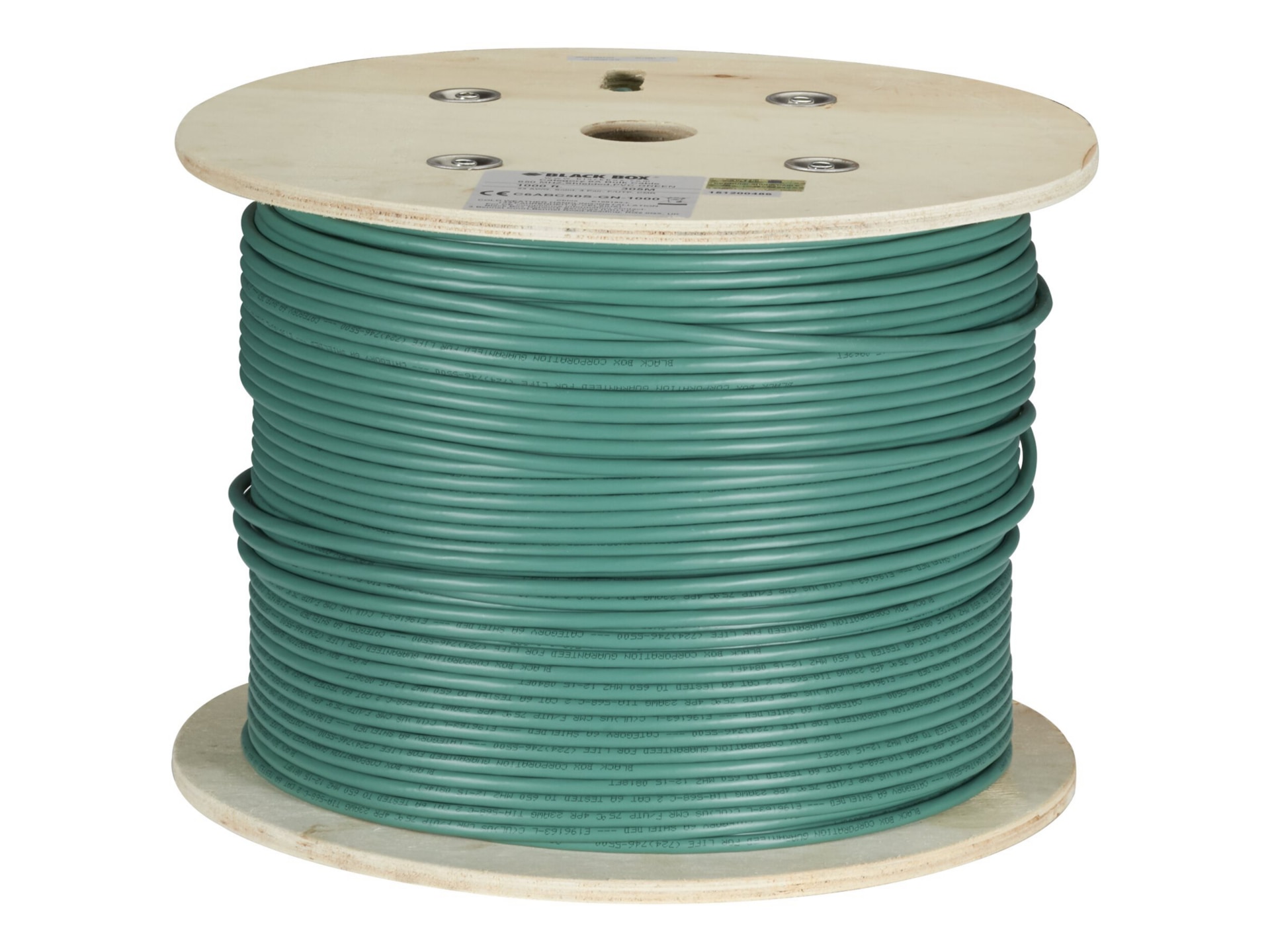 Black Box GigaTrue bulk cable - 1000 ft - green