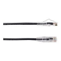 Black Box 7ft Slim-Net CAT6A Black 28AWG 500Mhz UTP Snagless Patch Cable