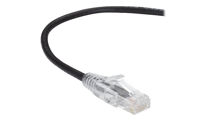 Black Box Slim-Net patch cable - 10 ft - black