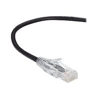 Black Box 10ft Slim-Net CAT6A Black 28AWG 500Mhz UTP Snagless Patch Cable