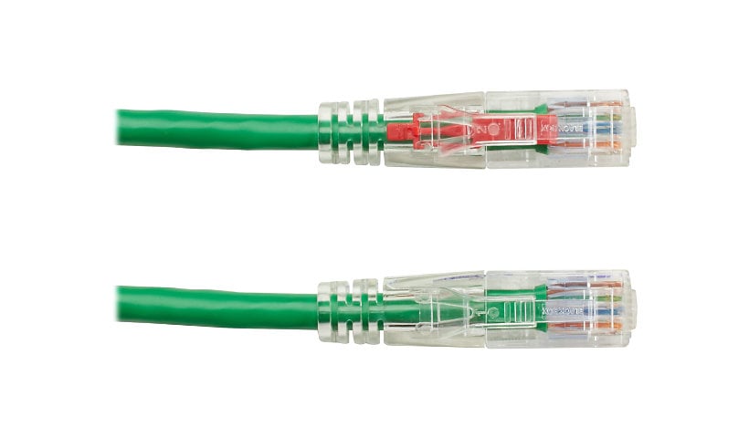 Black Box 4ft Green GigaTrue CAT6 550Mhz UTP Patch Cable Optional Locking