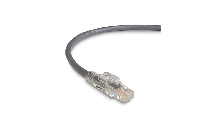 CAT6 550-MHz Locking Snagless Patch Cable UTP CM PVC GY 2FT