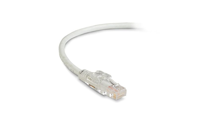 CAT6 550-MHz Locking Snagless Patch Cable UTP CM PVC WH 3FT