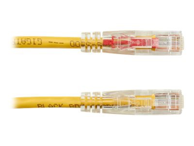 Black Box 2ft Yellow GigaTrue CAT6 550Mhz UTP Patch Cable Optional Locking