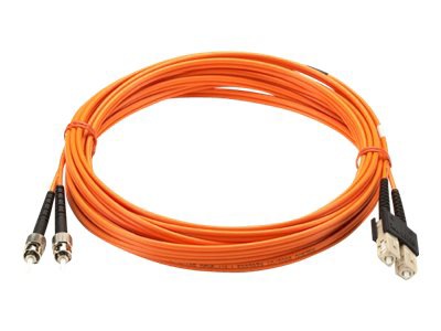 Black Box 30 Meter SC/ST 62.5/125 MMF OM1 PLENUM Fiber Patch Cable, 100ft