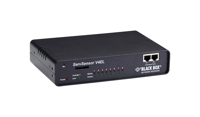 Black Box AlertWerks ServSensor V4E Lite Hub - environment monitoring device - TAA Compliant