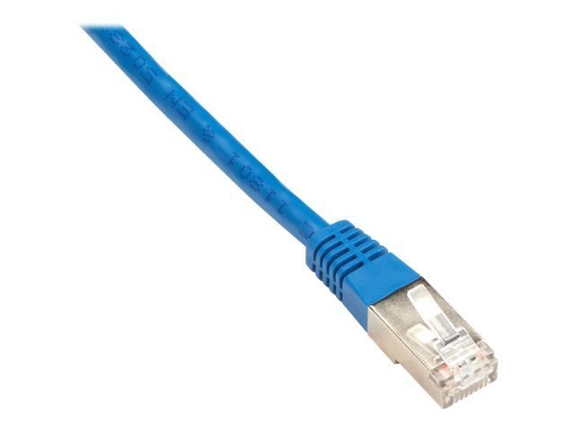 Black Box 7ft Shielded Blue Cat5 Cat5e 100Mhz Ethernet Patch Cable