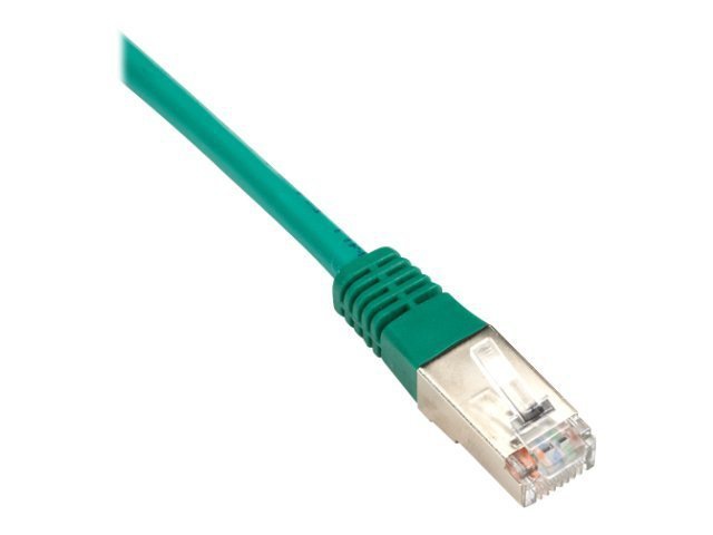 Black Box 25ft Shielded Green Cat5 Cat5e 100Mhz Ethernet Patch Cable 25'