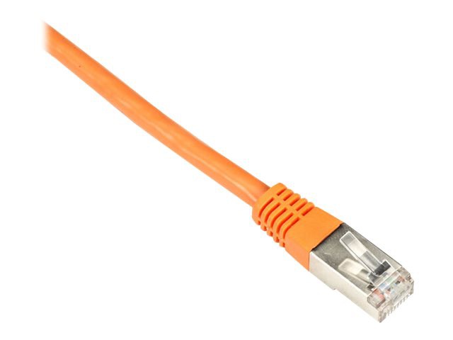 Black Box 3ft Shielded Orange Cat5 Cat5e 100Mhz Ethernet Patch Cable 3'
