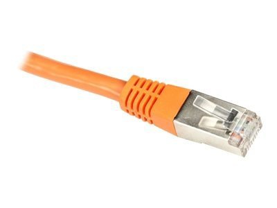 Black Box 10ft Shielded Orange Cat5 Cat5e 100Mhz Ethernet Patch Cable 10'