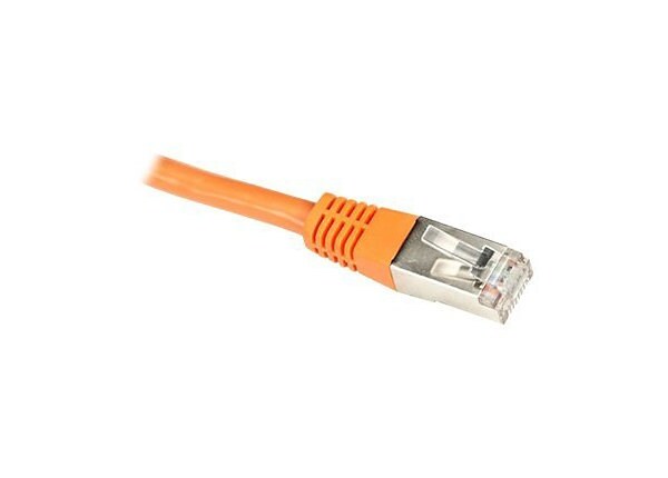 Black Box 10ft Shielded Orange Cat5 Cat5e 100Mhz Ethernet Patch Cable 10'