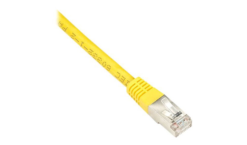 Black Box 5ft Shielded Yellow Cat5 Cat5e 100Mhz Ethernet Patch Cable 5'