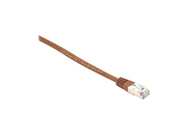 Black Box patch cable - 7 ft - brown